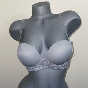 Super Push Up Extreme Padded Maximum Lift Lace Multi-way Strapless Bra.